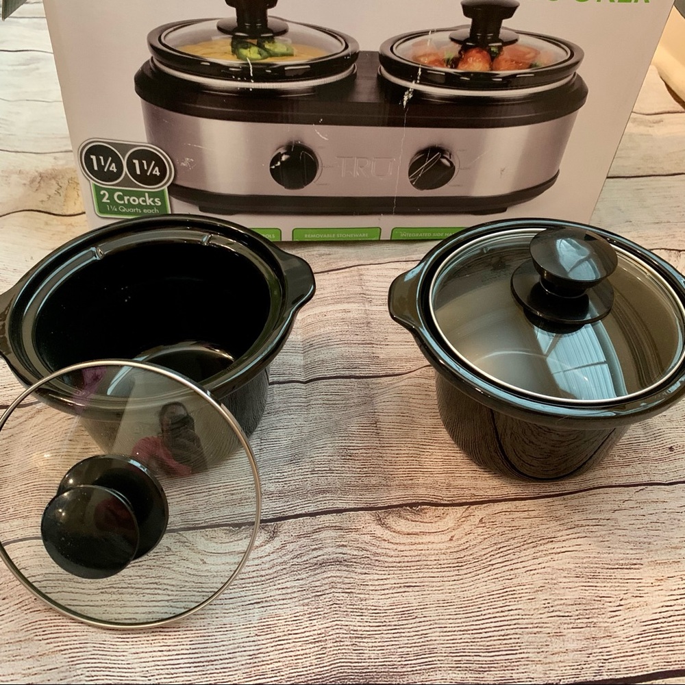 TRU Dual Crock Buffet Slow Cooker